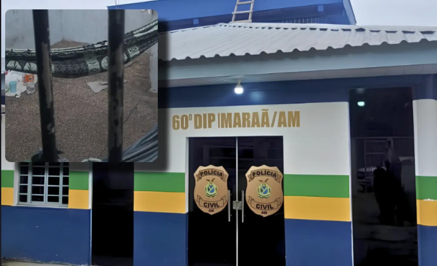 Inspeção do MPAM constata superlotação e falhas de segurança em delegacia no interior do Amazonas