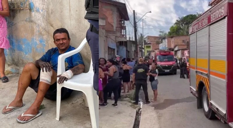 Avô arriscou a vida para tentar salvar crianças de incêndio no Parque São Pedro mesmo sabendo que já era tarde demais