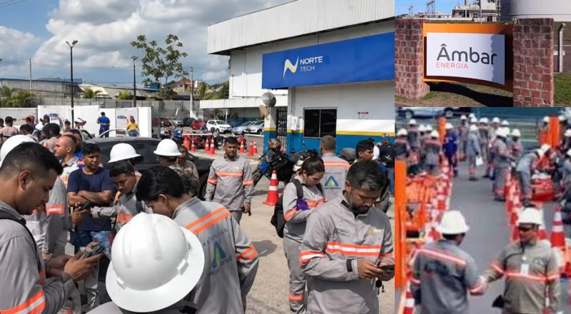 Greve dos eletricistas acontece agora em Manaus; categoria diz “basta”, paralisa atividades e exige salários dignos
