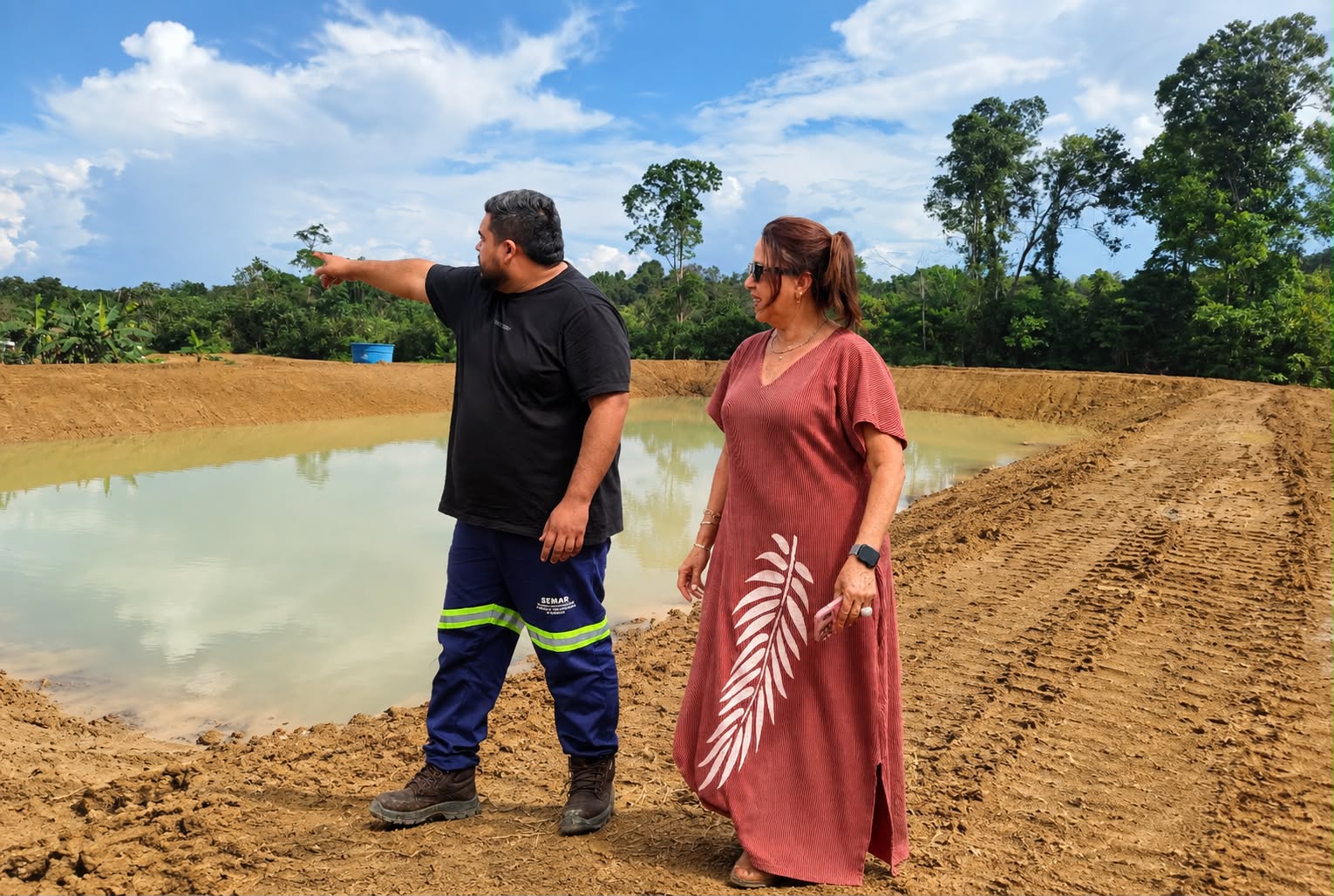 PREFEITA VALCILEIA MACIEL INTENSIFICA OBRAS NA PISCICULTURA, BENEFICIANDO VÁRIOS PISCICULTORES