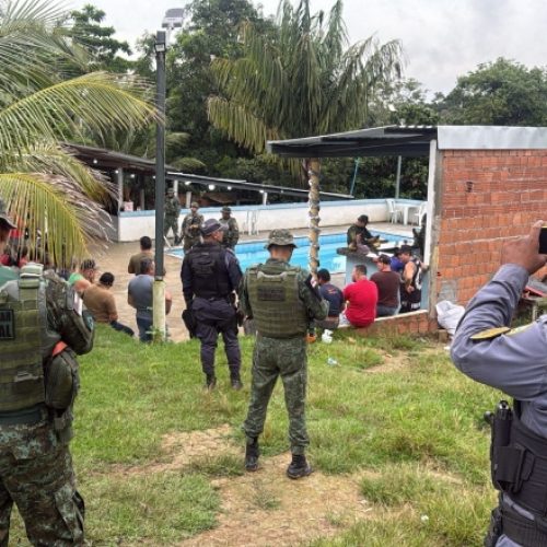 Acabou a crueldade: rinha com jabutis e galos termina com mais de 30 presos em Manaus