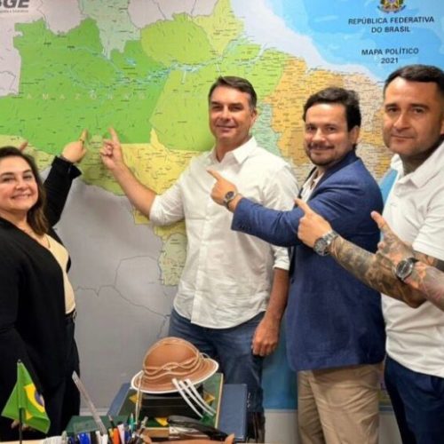 Reunião de cúpula do PL com Flávio Bolsonaro confirma pré-candidatura de Maria do Carmo ao governo do AM