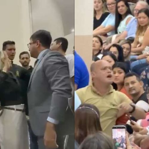 Rodrigo Guedes é vaiado após bater boca com a população na CMM: “Ele tava descontrolado”