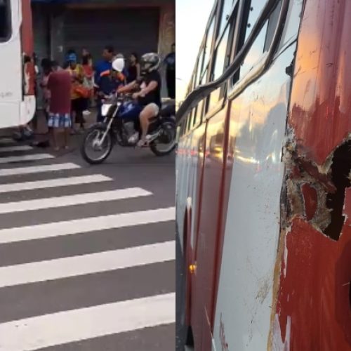 Passageiro tem braço arrancado durante grave acidente entre ônibus em Manaus