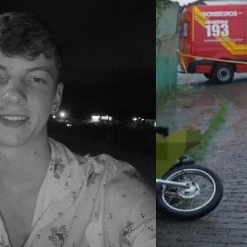 Motociclista de 18 anos morre eletrocutado por fio de alta tensão
