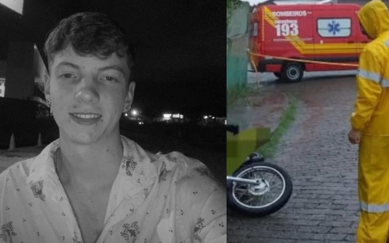 Motociclista de 18 anos morre eletrocutado por fio de alta tensão