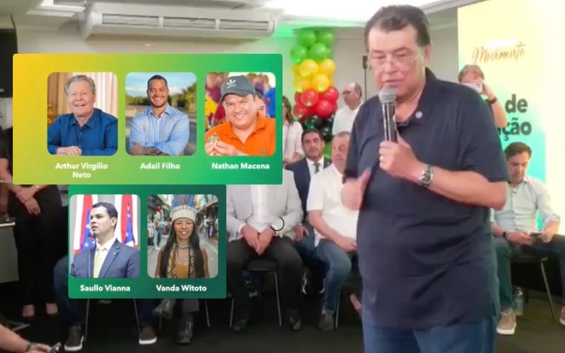 Eleições 2026: Eduardo Braga e Baleia Rossi anunciam novos filiados ao MDB Amazonas