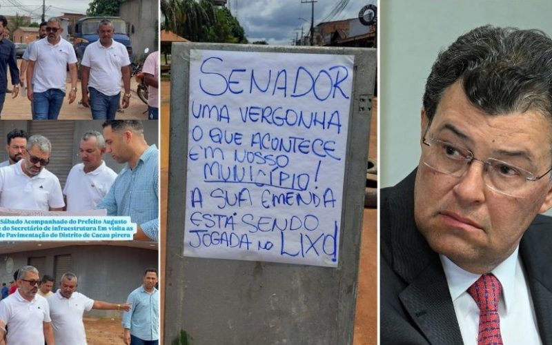 PROMESSA NA LAMA: moradores esperam Senador Eduardo Braga, mas recebem silêncio