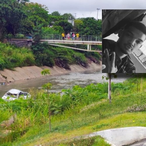 Morre jovem resgatado de carro levado pela enxurrada no igarapé do 40