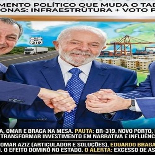 ‘SEGREDOS DE BASTIDORES’: LULA ENTRA NO JOGO: BR-319, PORTO E MORADIA VIRAM TRUNFO ELEITORAL