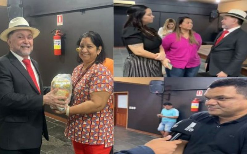 ANTÔNIO ZACARIAS DISTRIBUI QUASE 60 CESTAS DE ALIMENTOS NA ULBRA E CELEBRA QUASE 20 ANOS DE AÇÃO SOLIDÁRIA