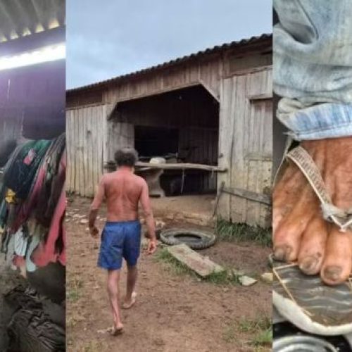 Idoso é resgatado após viver oito anos em condições análogas à escravidão em fazenda isolada na Amazônia