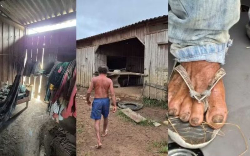 Idoso é resgatado após viver oito anos em condições análogas à escravidão em fazenda isolada na Amazônia