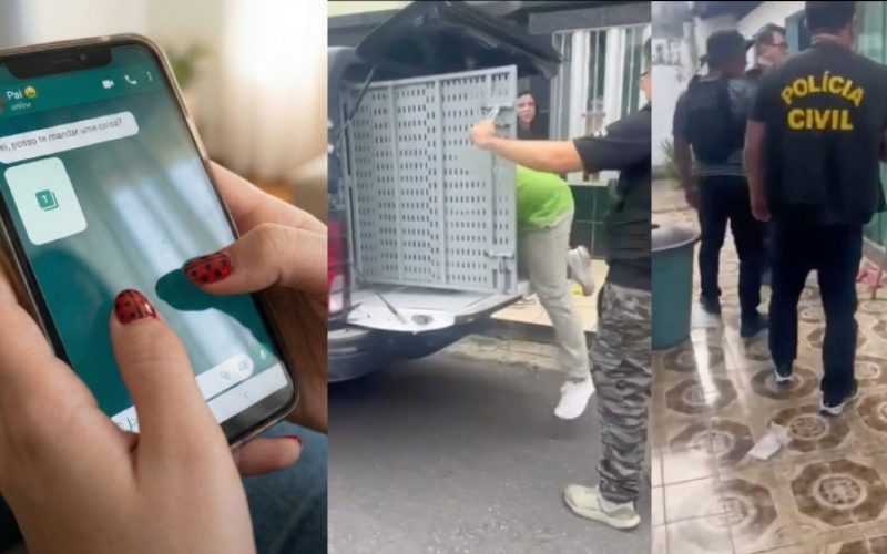 Homem é preso em Manaus após enviar nudes para a própria filha de 10 anos