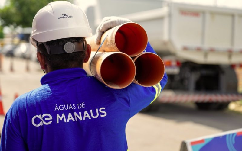 Águas de Manaus Realiza Obras de Esgoto em Manaus nesta Semana