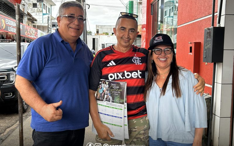 Prefeita Valciléia Flores, acompanhada com Coronel Cleitman Rabelo visitam feira e planejam novos projetos para o desenvolvimento de Manacapuru