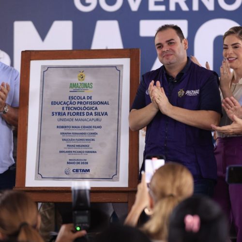 Governador Roberto Cidade inaugura nova unidade do Cetam em Manacapuru