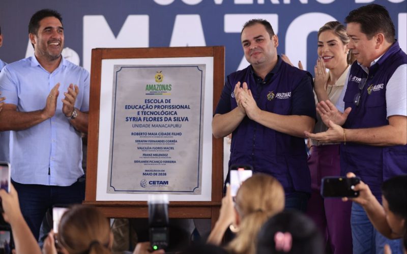 Governador Roberto Cidade inaugura nova unidade do Cetam em Manacapuru