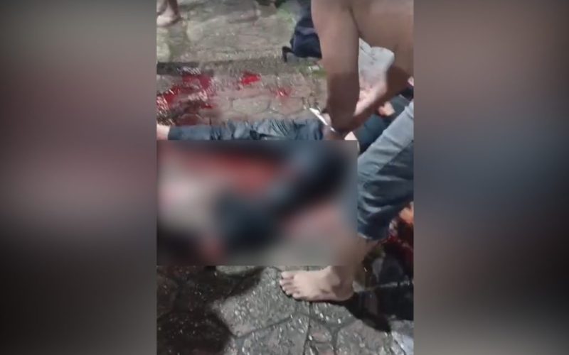 Grave acidente na zona centro-sul deixa motociclista com fratura exposta