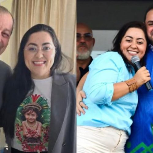 Prefeita Macelly Veras dá sinais de afastamento de Omar Aziz e se aproxima de Roberto Cidade