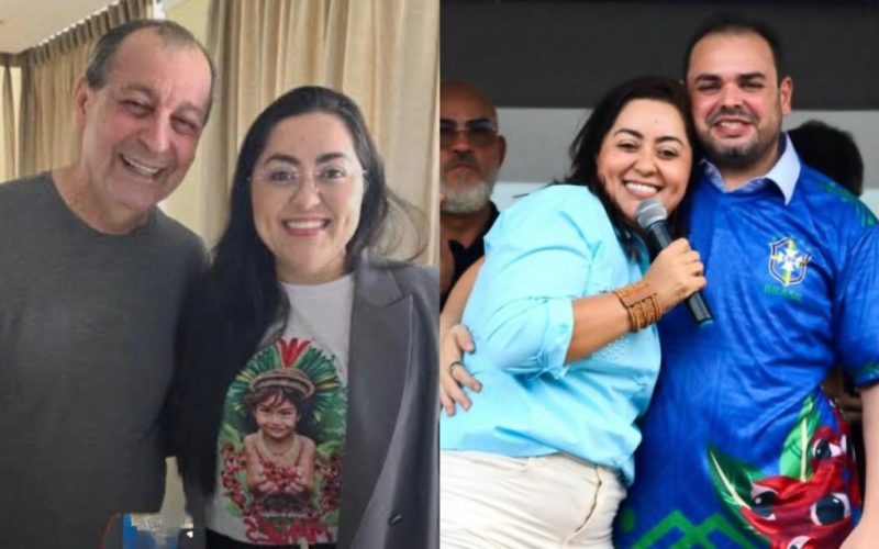 Prefeita Macelly Veras dá sinais de afastamento de Omar Aziz e se aproxima de Roberto Cidade
