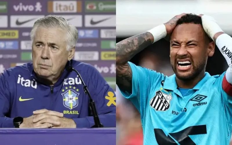 Ancelotti decide não chamar Neymar mesmo após corte na Seleção Brasileira
