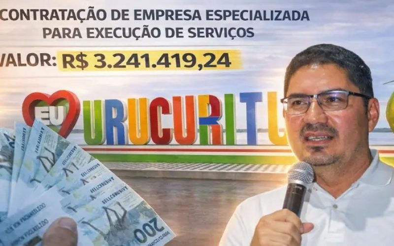 Licitação de R$ 3,2 milhões para limpeza urbana em Urucurituba levanta dúvidas na gestão de Leôncio Tundis
