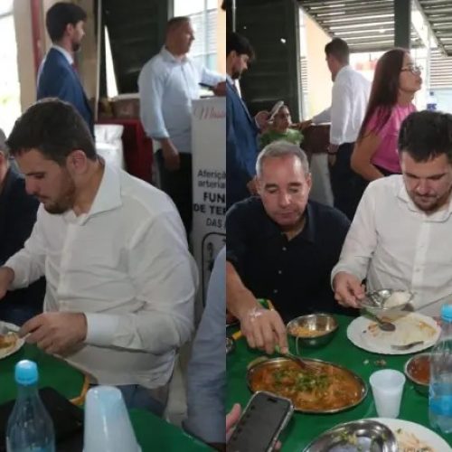 Compromisso com Manaus e valorização do Centro: 1º almoço de Renato Júnior como prefeito de Manaus é no mercado Adolpho Lisboa