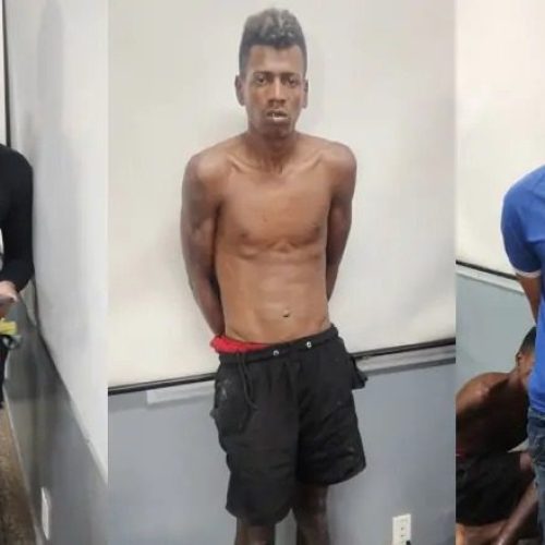Vulgos ‘Barbie Boy’, ‘Grilo Pedra’ e ‘Arrascareta da ZL’ são presos após fazerem idoso refém durante assalto à floricultura em Manaus