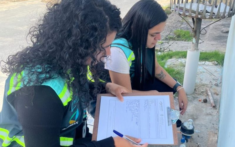 Ageman vistoria abastecimento irregular de água no conjunto Francisca Mendes II