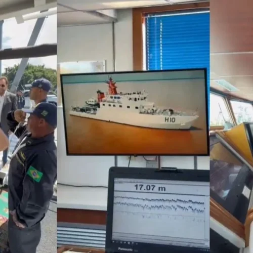 Senador Plínio Valério visita Navio Rio Branco e destaca investimentos de R$ 4,25 milhões na Marinha