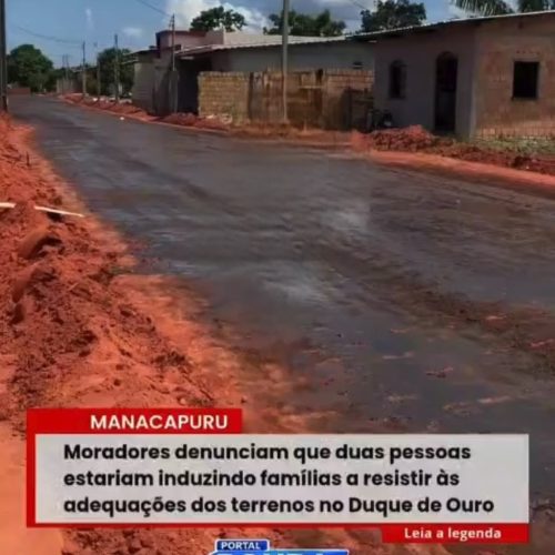 Enquanto prefeitura trabalha, pessoas tentam atrapalhar o serviço