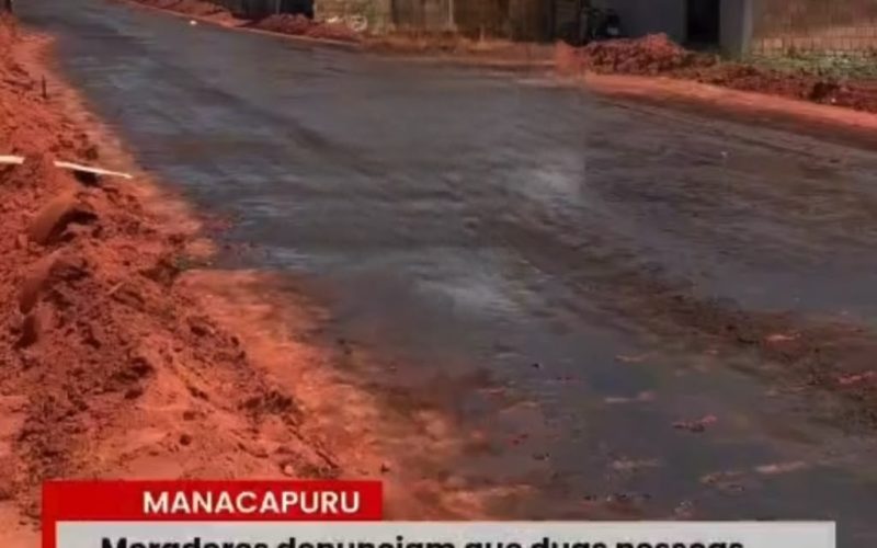 Enquanto prefeitura trabalha, pessoas tentam atrapalhar o serviço