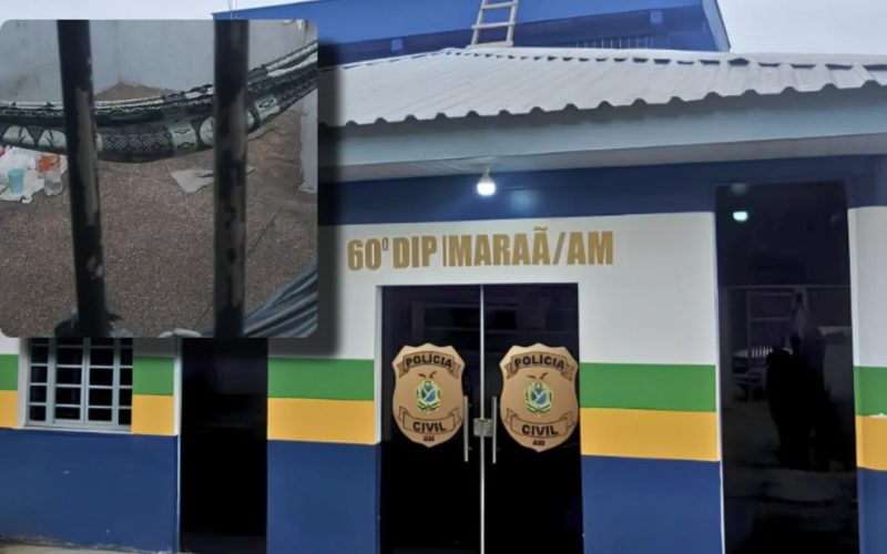 Inspeção do MPAM constata superlotação e falhas de segurança em delegacia no interior do Amazonas