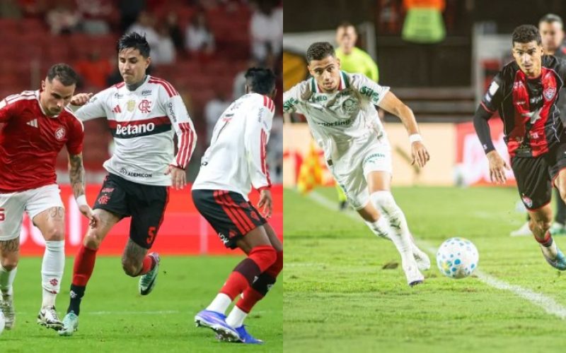 Brasileirão: Flamengo segue sem vencer, Palmeiras goleia o Vitória em jogo marcado por polêmicas de arbitragem