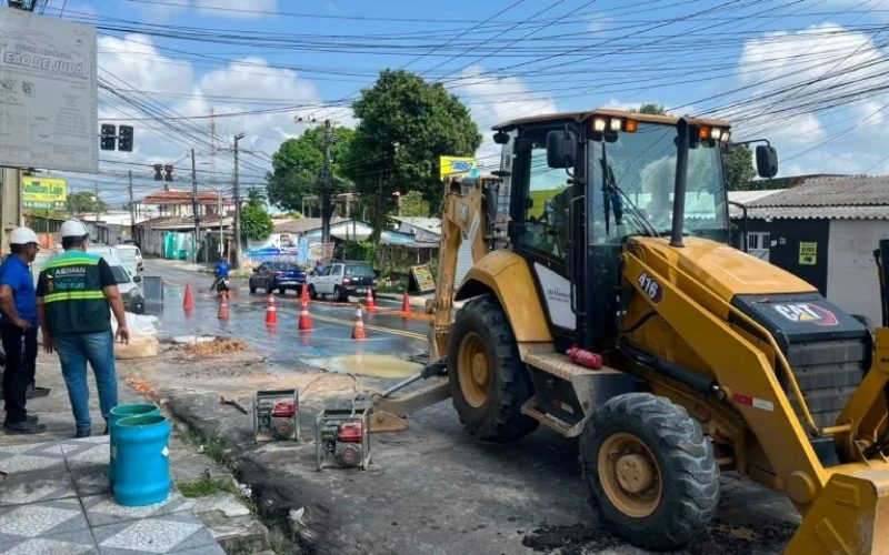 Ageman aplica multas que somam R$ 968,5 mil à Águas de Manaus por irregularidades na zona Norte