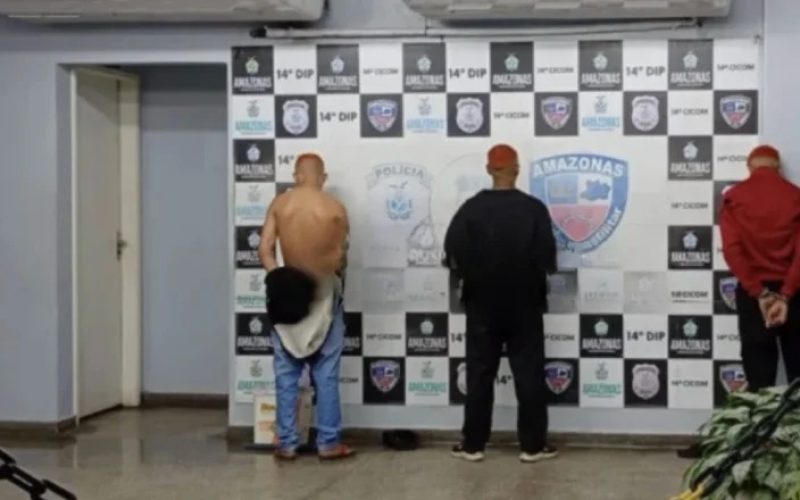 Três homens são detidos após tentativa de assalto contra motorista de aplicativo em Manaus