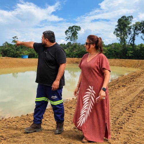 PREFEITA VALCILEIA MACIEL INTENSIFICA OBRAS NA PISCICULTURA, BENEFICIANDO VÁRIOS PISCICULTORES