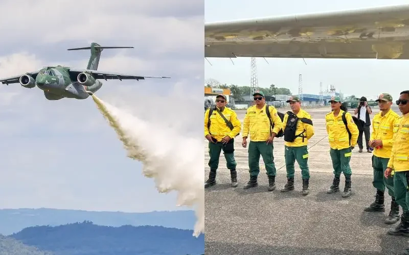 Novos brigadistas do Ibama chegam a Manaus para combater incêndios