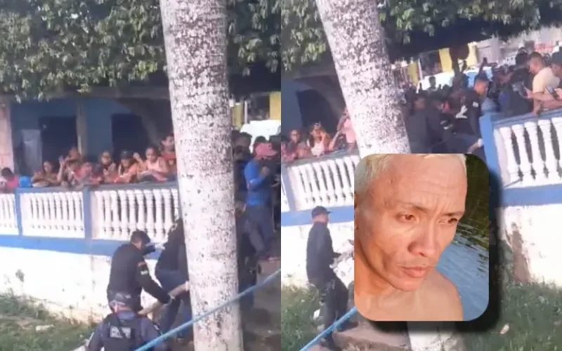 “Vai pro inferno, desgraçado!”: veja momento em que a população comemora a chegada do corpo do ‘Monstro de Autazes’